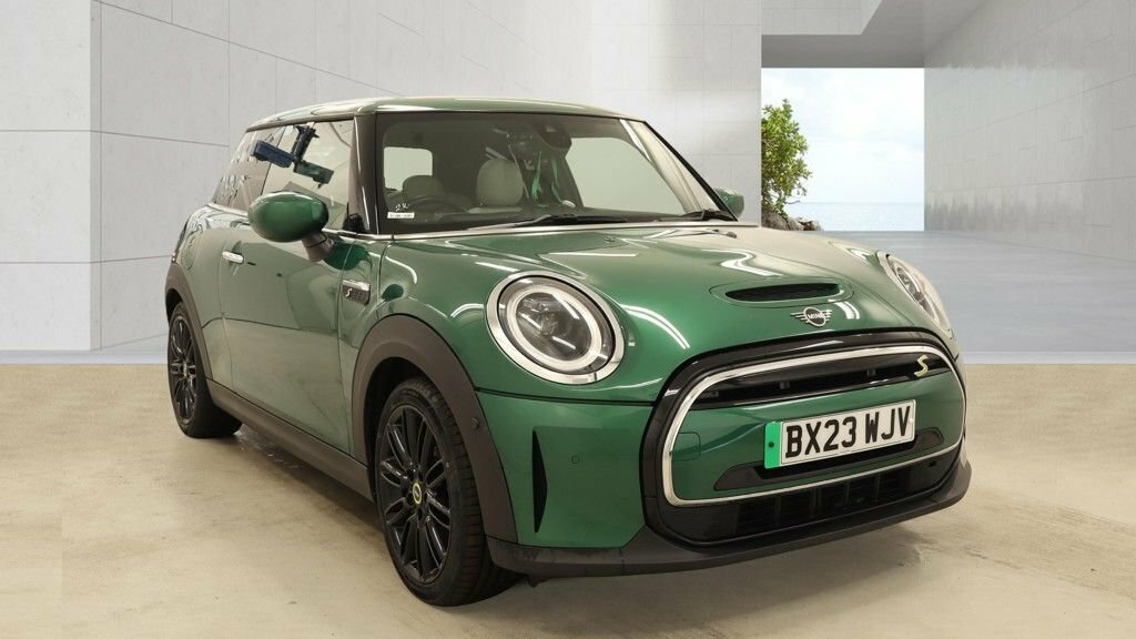 Mini Electric Hatchback Green