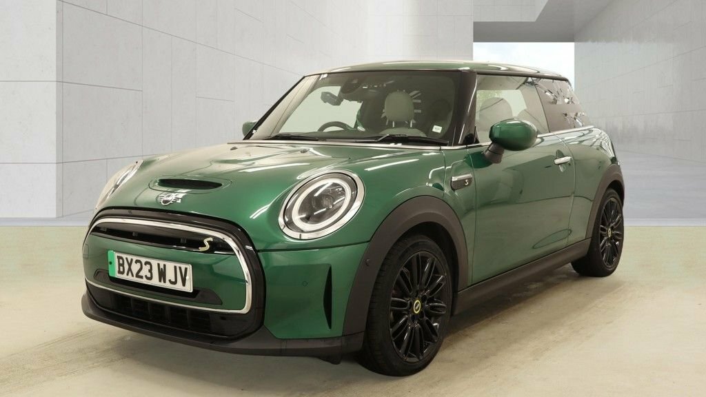 Mini Electric Hatchback Green #4
