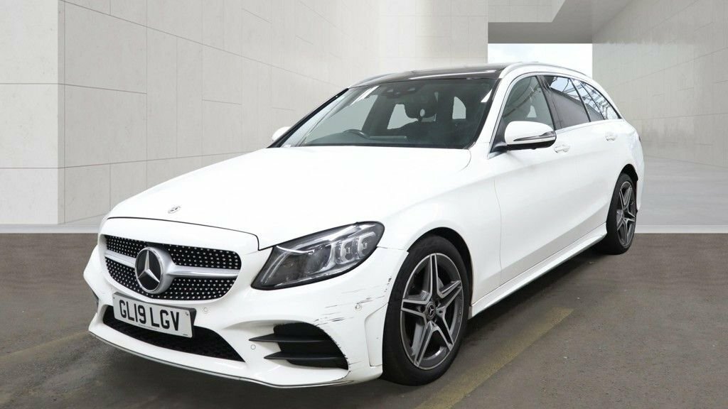 Mercedes-Benz C Class 1.5L Amg Line White #4