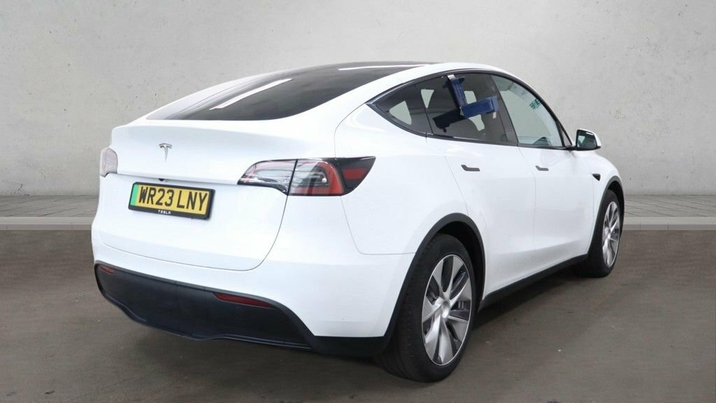 Tesla Model Y Suv White #2