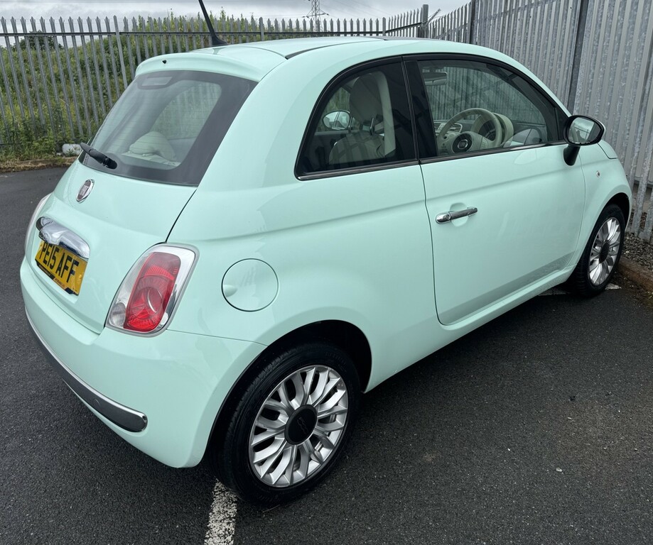 Fiat 500 Hatchback 1.2 Lounge 2015 PE15AFF Green #5