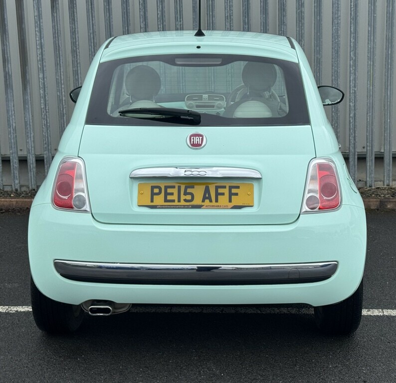 Fiat 500 Hatchback 1.2 Lounge 2015 PE15AFF Green #6