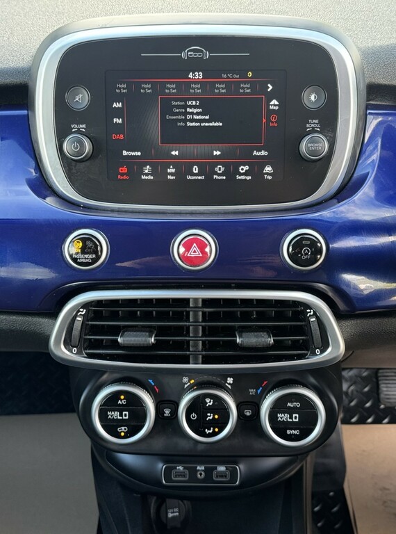 Fiat 500X Hatchback Blue #15
