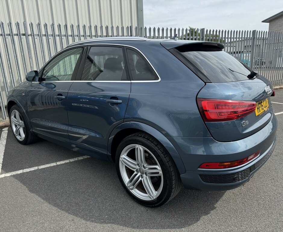 Audi Q3 S Line Plus 2.0 Tdi Quattro Blue #4