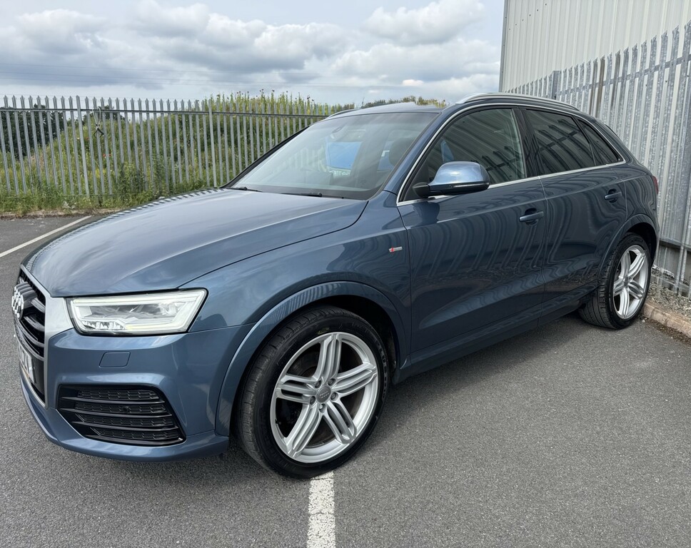 Audi Q3 S Line Plus 2.0 Tdi Quattro Blue #2