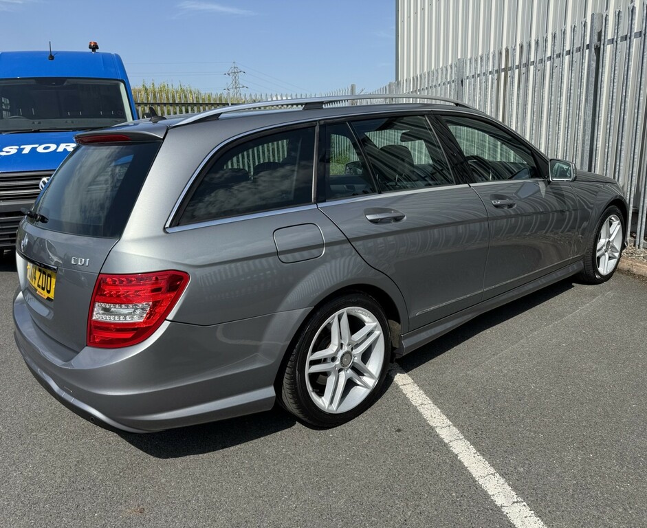 Mercedes-Benz C Class C220 2.1 Cdi Amg Sport Edition Estate Silver #5