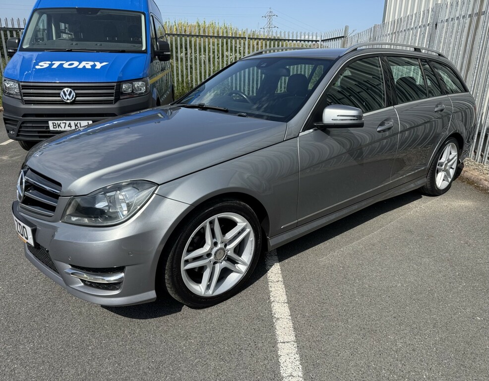 Mercedes-Benz C Class C220 2.1 Cdi Amg Sport Edition Estate Silver #2