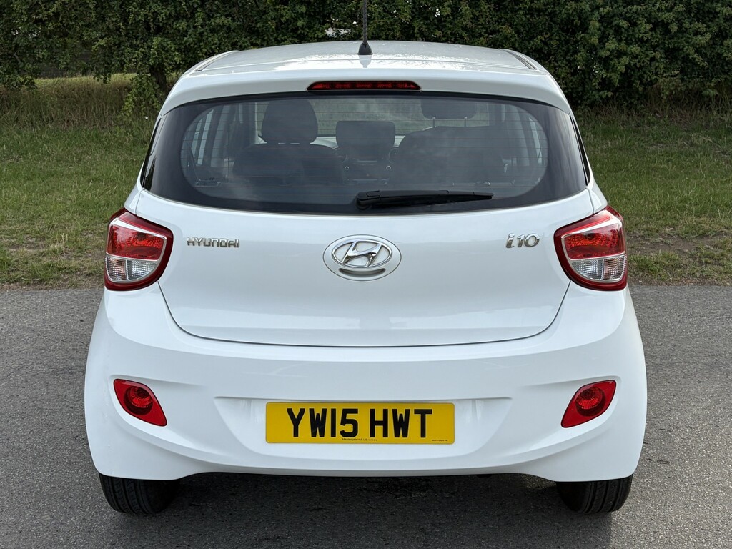 Hyundai I10 Hatchback 1.0 Premium 2015 YW15HWT White #5