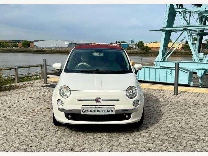 Fiat 500C 1.2 Pop Convertible Euro 5 69 Bhp White #2