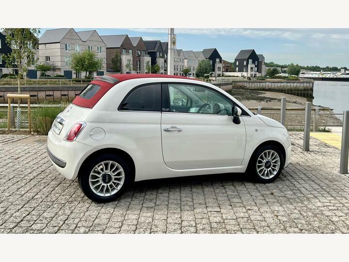 Fiat 500C 1.2 Pop Convertible Euro 5 69 Bhp White #6