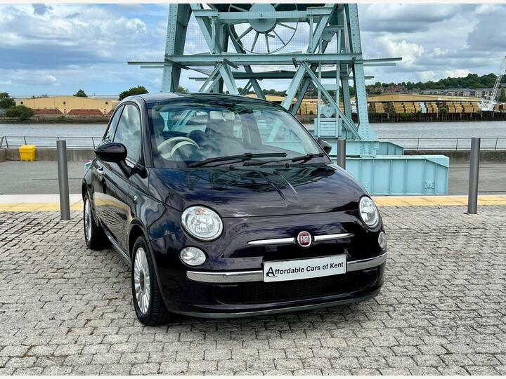 Fiat 500 1.2 Lounge Dualogic Euro 4 WV62YRT Blue