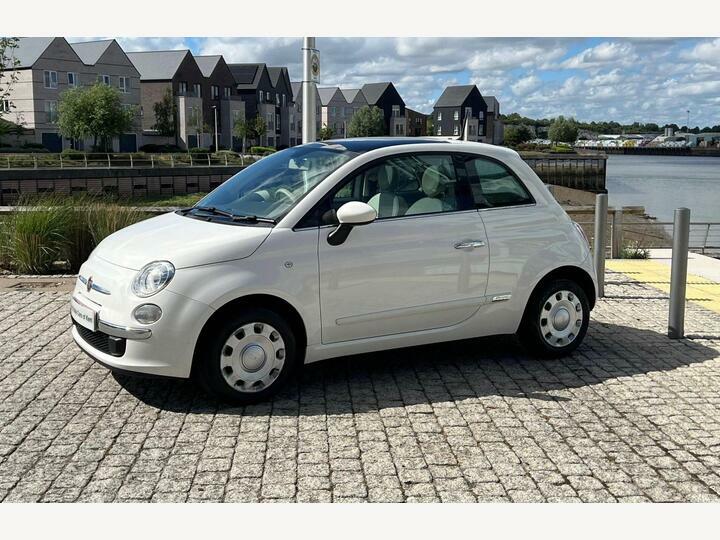 Fiat 500 Hatchback White #4