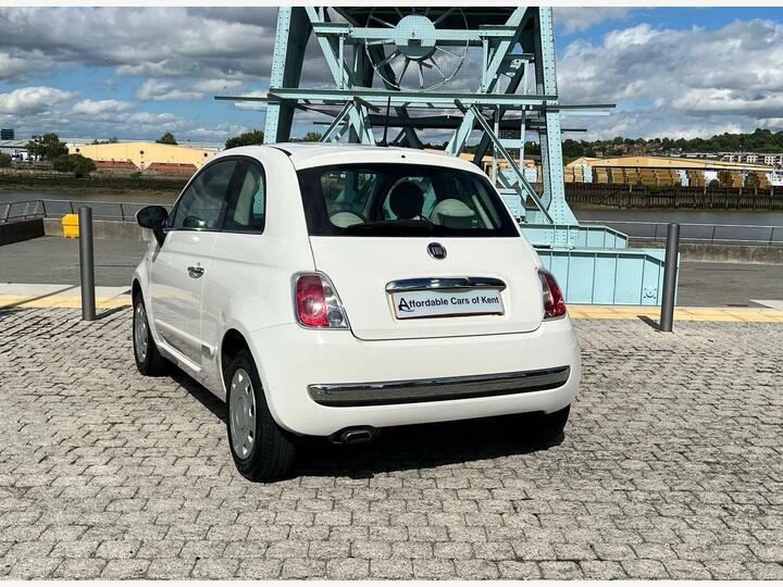 Fiat 500 Hatchback White #6