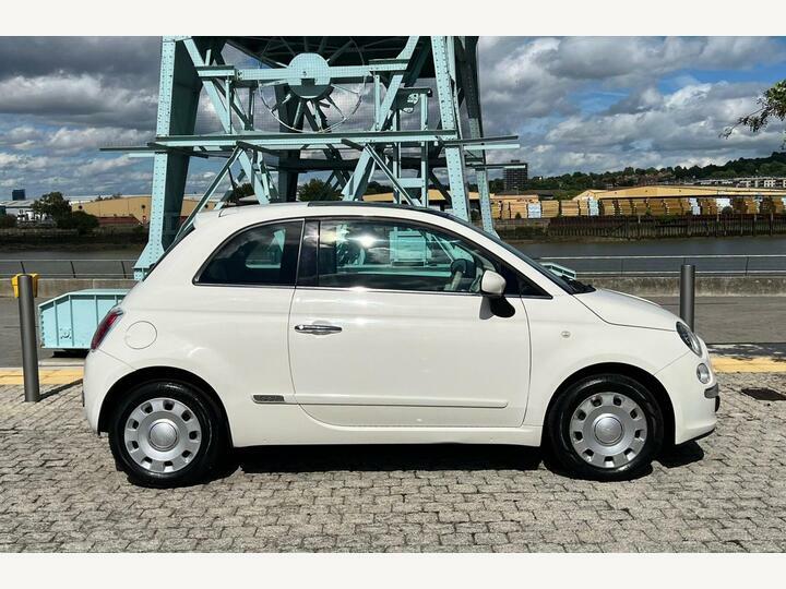 Fiat 500 Hatchback White #3