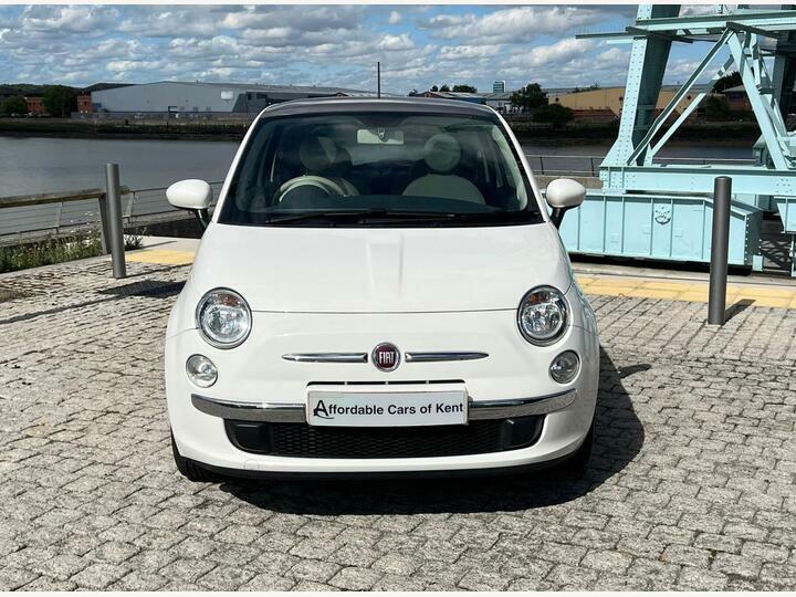 Fiat 500 Hatchback White #2