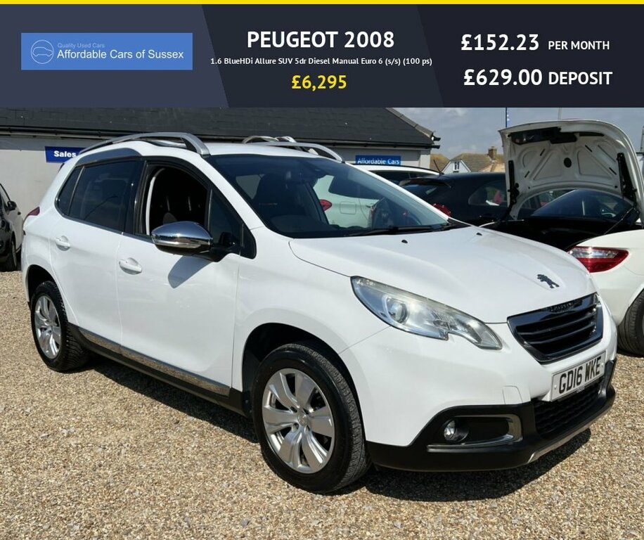 Peugeot 2008 1L Allure GD16WKE White #3