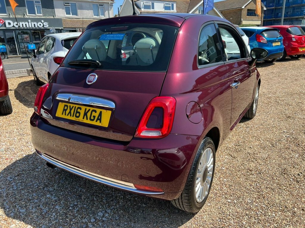 Fiat 500 Hatchback RX16KGA Red #6