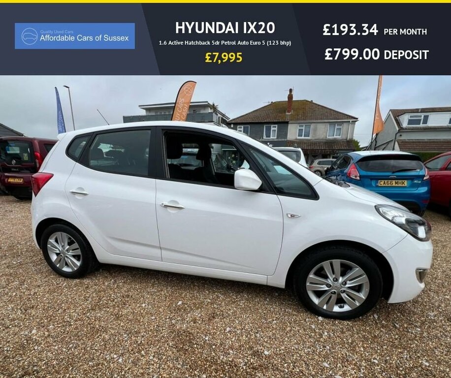 Hyundai Ix20 1.6L Active White #3