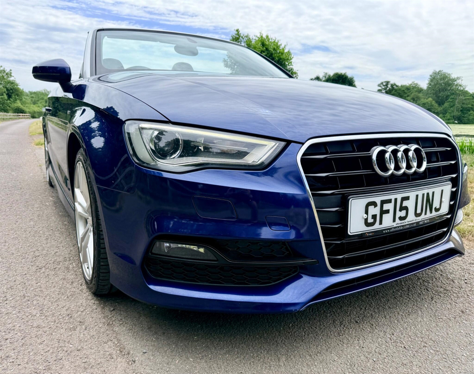 Audi Cabriolet 2.0 Tdi S Line Euro 6 Ss Blue #3