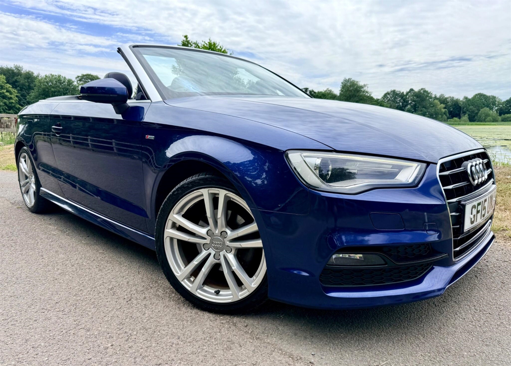 Audi Cabriolet 2.0 Tdi S Line Euro 6 Ss Blue