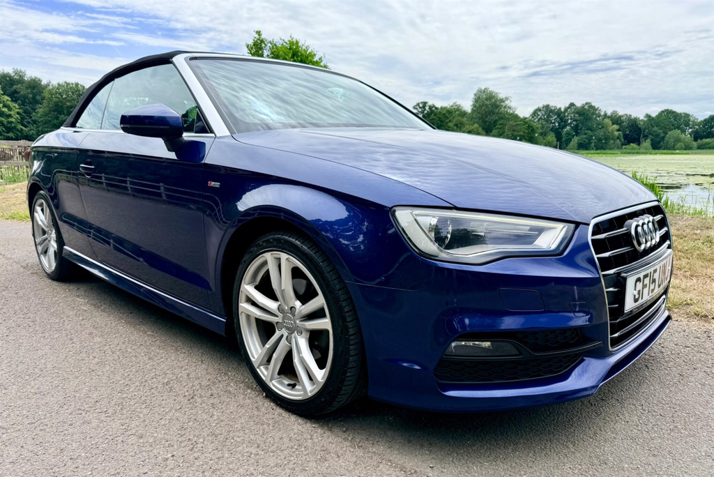 Audi Cabriolet 2.0 Tdi S Line Euro 6 Ss Blue #2