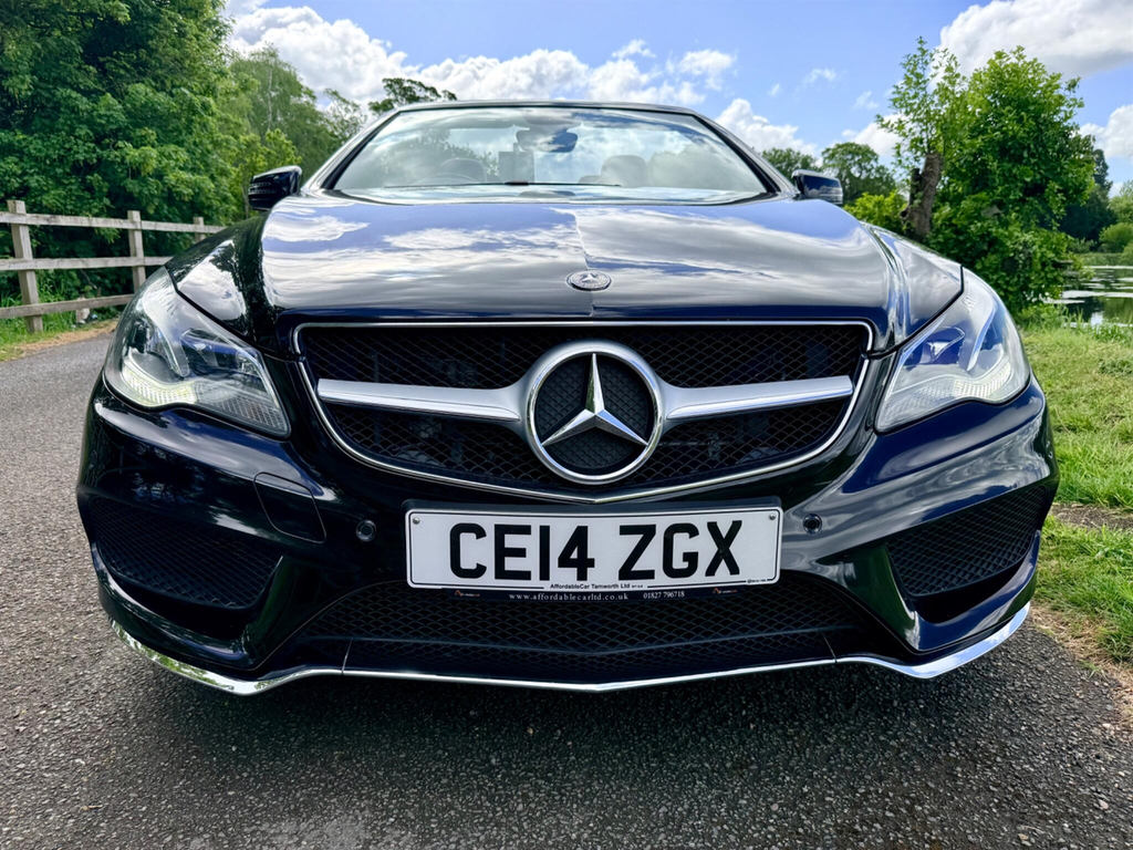 Mercedes-Benz E Class 3.0 V6 Bluetec Amg Sport Cabriolet G-tronic Euro Black #5