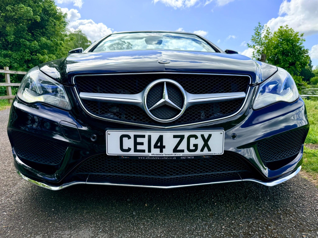 Mercedes-Benz E Class 3.0 V6 Bluetec Amg Sport Cabriolet G-tronic Euro Black #6