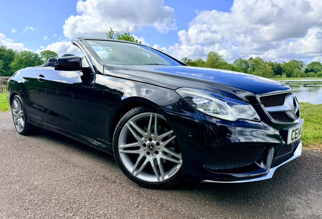 Mercedes-Benz E Class 3.0 V6 Bluetec Amg Sport Cabriolet G-tronic Euro Black