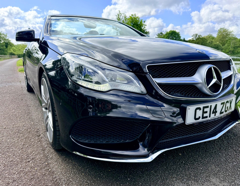 Mercedes-Benz E Class 3.0 V6 Bluetec Amg Sport Cabriolet G-tronic Euro Black #3