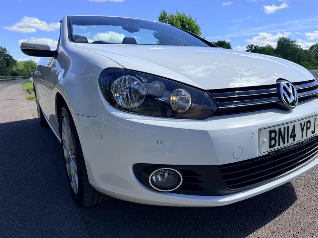 Volkswagen Golf 1.4 Tsi Se Cabriolet Dsg Euro 5 White #3