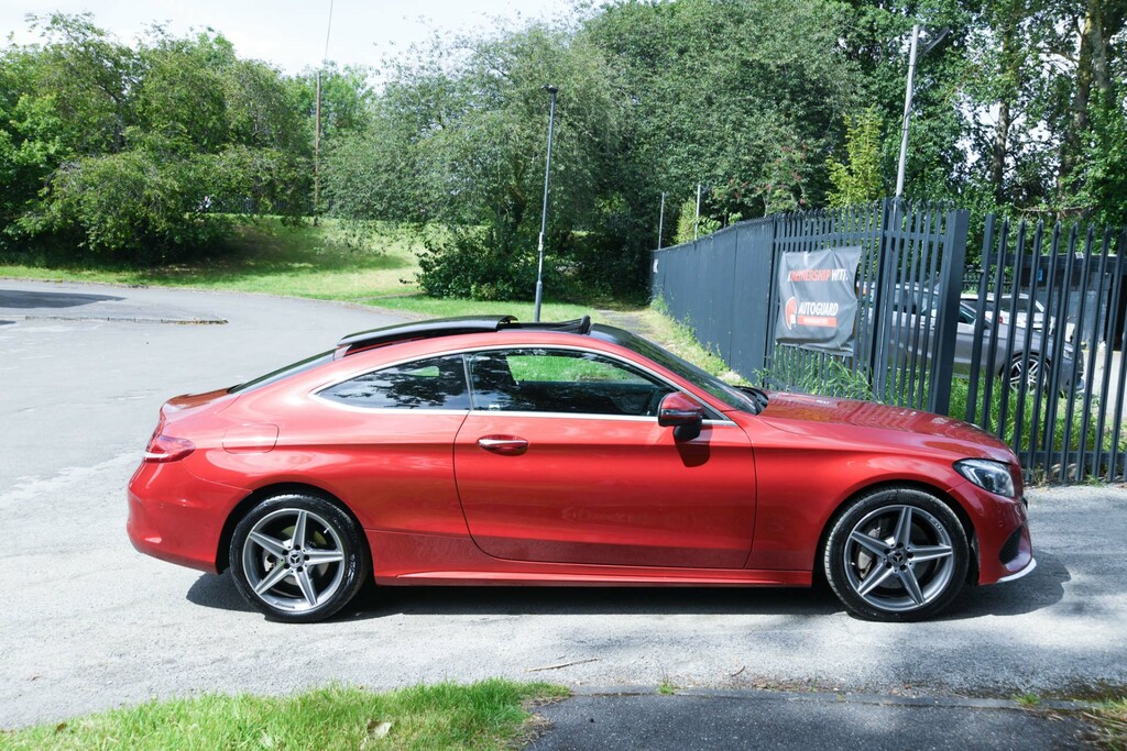 Mercedes-Benz C Class Amg Line Premium D KV17XRN Red #6