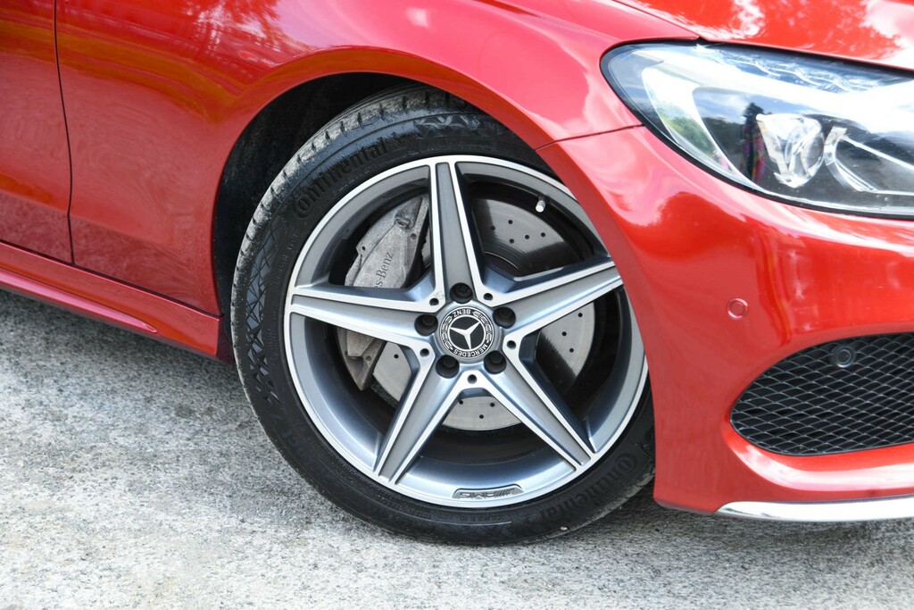 Mercedes-Benz C Class Amg Line Premium D KV17XRN Red #4