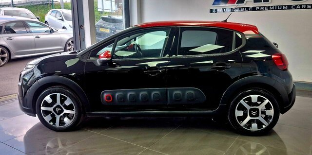 Citroen C3 2019 1.2 Puretech Flair Nav Edition Hatchback LF19XUP Black #2