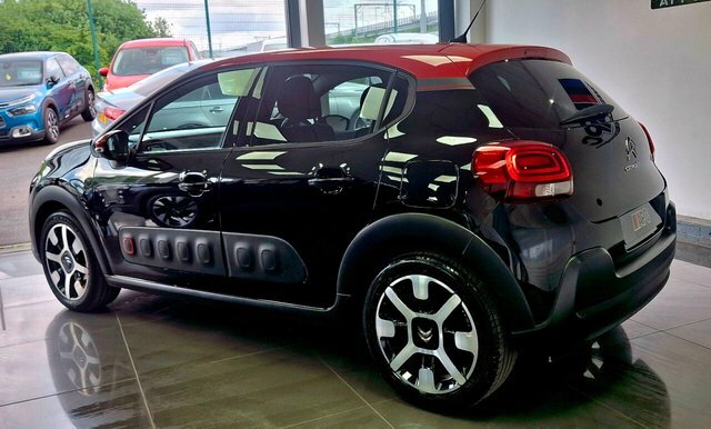 Citroen C3 2019 1.2 Puretech Flair Nav Edition Hatchback LF19XUP Black #3