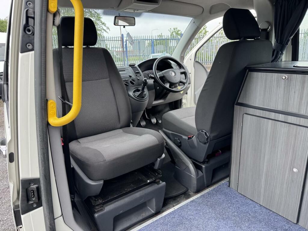 Volkswagen Campervan Campervan 2.5 Lwb Hi Top Campervan. Full Width Bed White #6