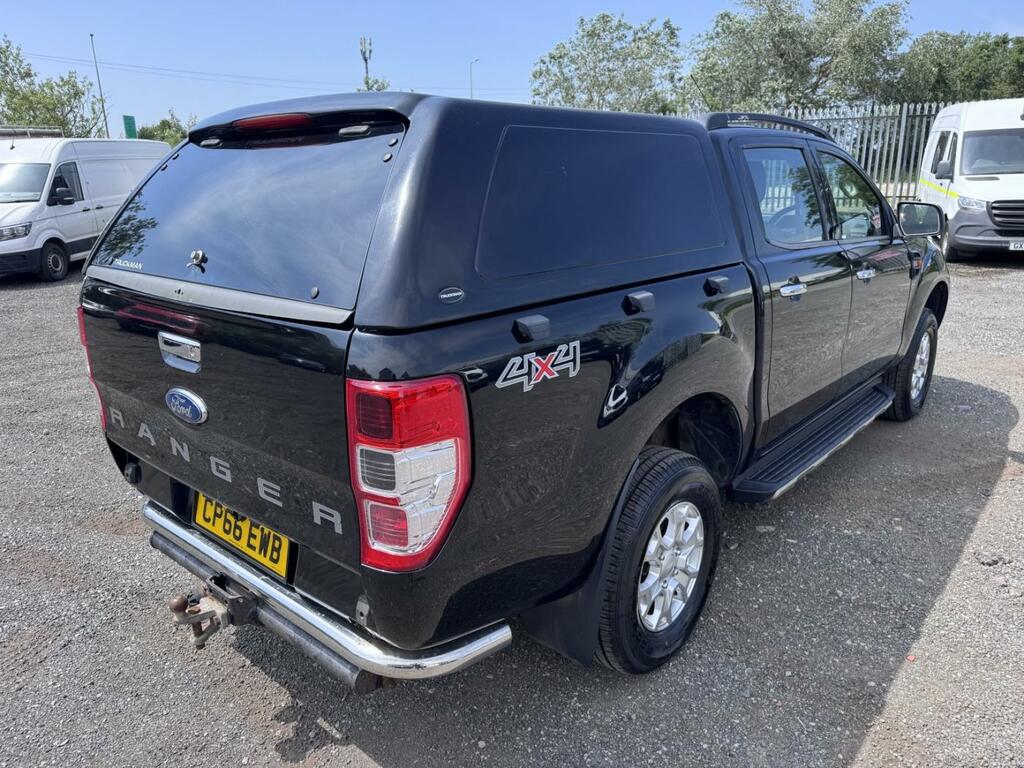 Ford Ranger 2.2 Tdci Xlt. 4X4 Double Cab Pickup. Only 73300 Mi Black #5