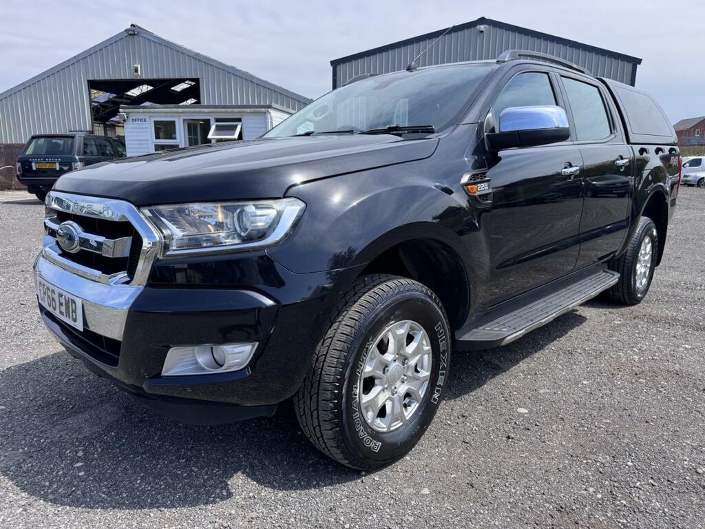Ford Ranger 2.2 Tdci Xlt. 4X4 Double Cab Pickup. Only 73300 Mi Black
