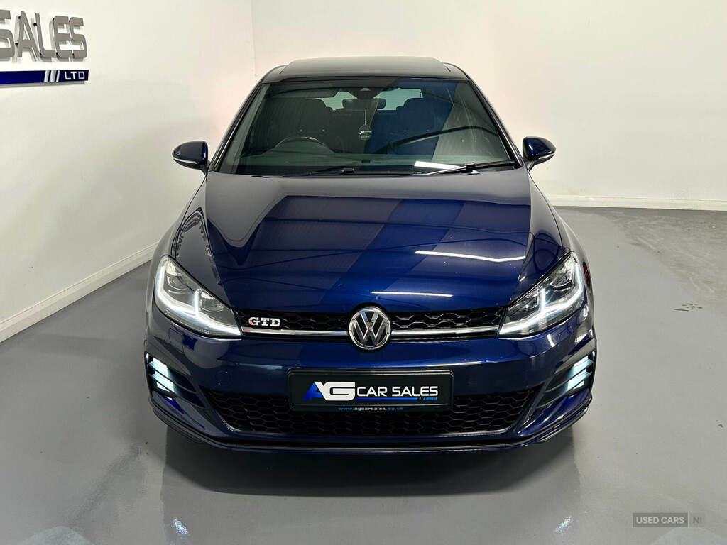 Volkswagen Golf 2.0 Tdi 184 Gtd Blueline AF18KTV Blue #2