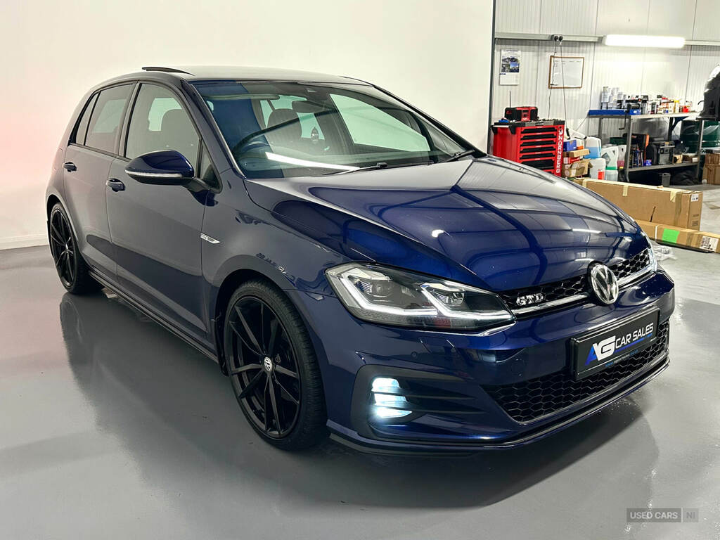Volkswagen Golf 2.0 Tdi 184 Gtd Blueline AF18KTV Blue #4