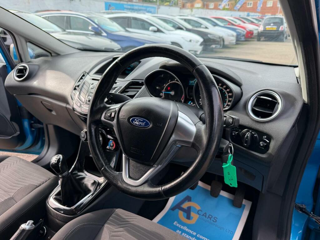 Ford Fiesta Hatchback 1.25 Zetec Euro 6 201515 NL15NYU Blue #3