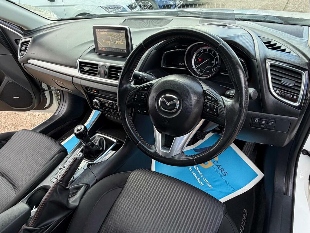 Mazda 3 2.0 Skyactiv-g Sport Nav Fastback Euro 6 Ss White #3