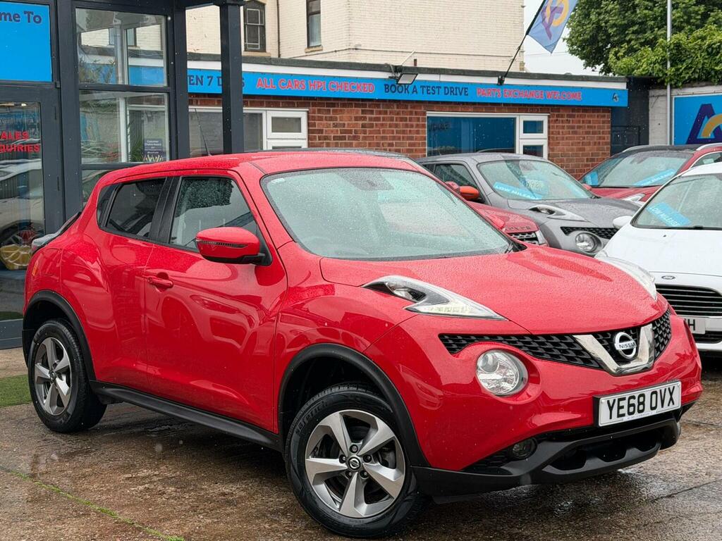 Nissan Juke Suv 1.6 Acenta Euro 6 201868 YE68OVX Red