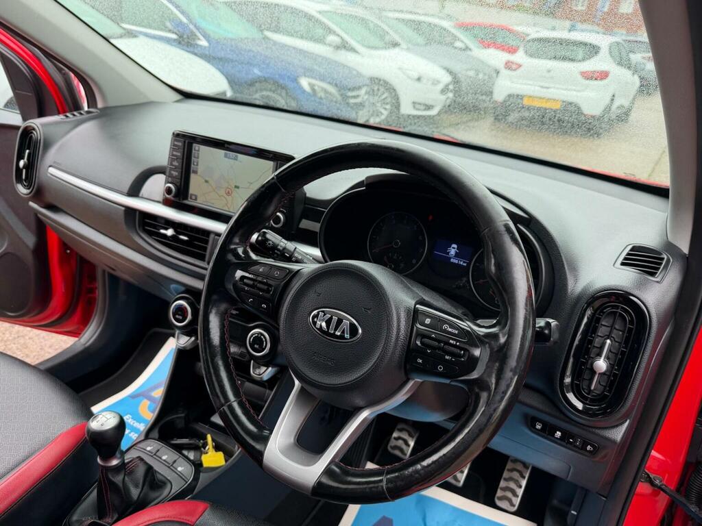 Kia Picanto Hatchback 1.25 Gt-line S Euro 6 201717 DU17JXC Red #3