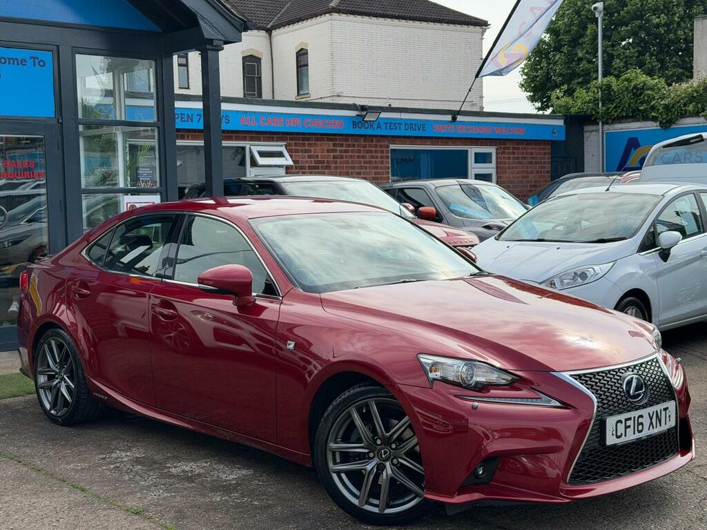 Lexus IS 2.5 300H F Sport E-cvt Euro 6 Ss Red