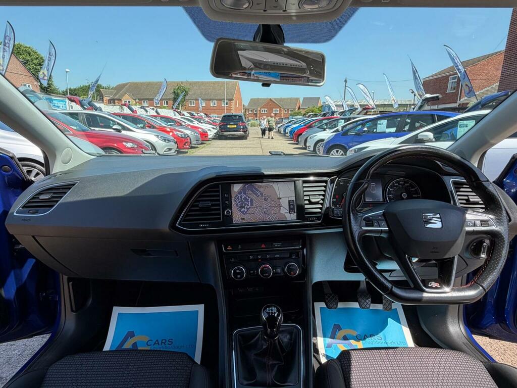 Seat Leon Hatchback 1.4 Ecotsi Fr Technology Sport Coupe Eur GF17DKV Blue #2