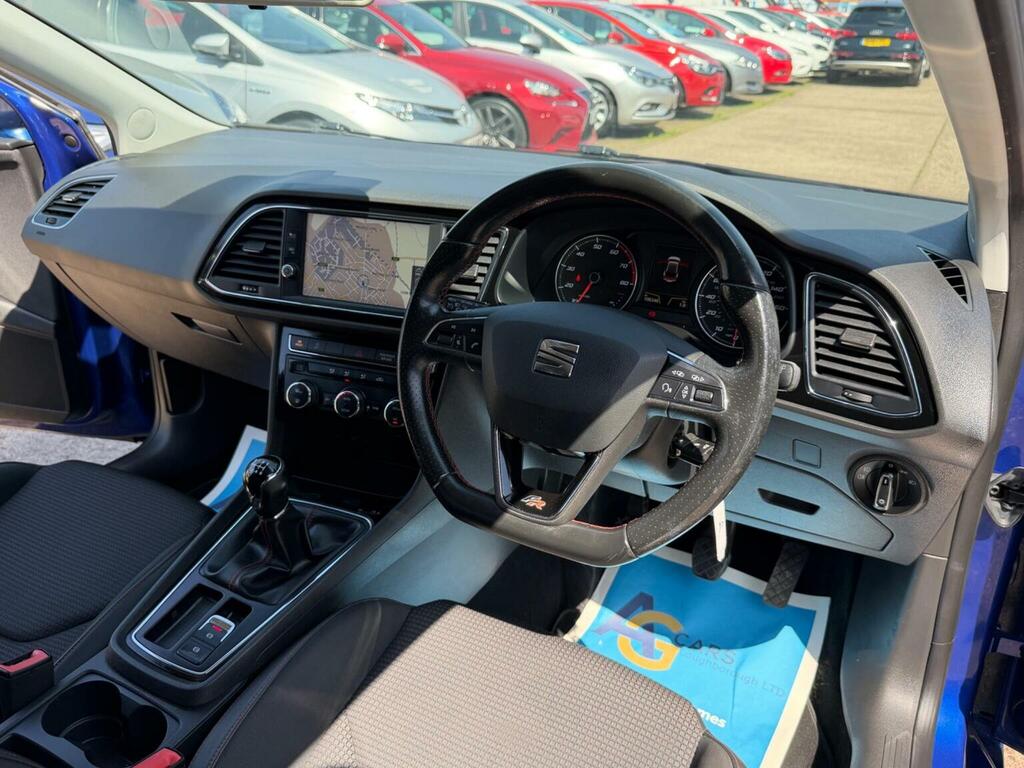 Seat Leon Hatchback 1.4 Ecotsi Fr Technology Sport Coupe Eur GF17DKV Blue #3