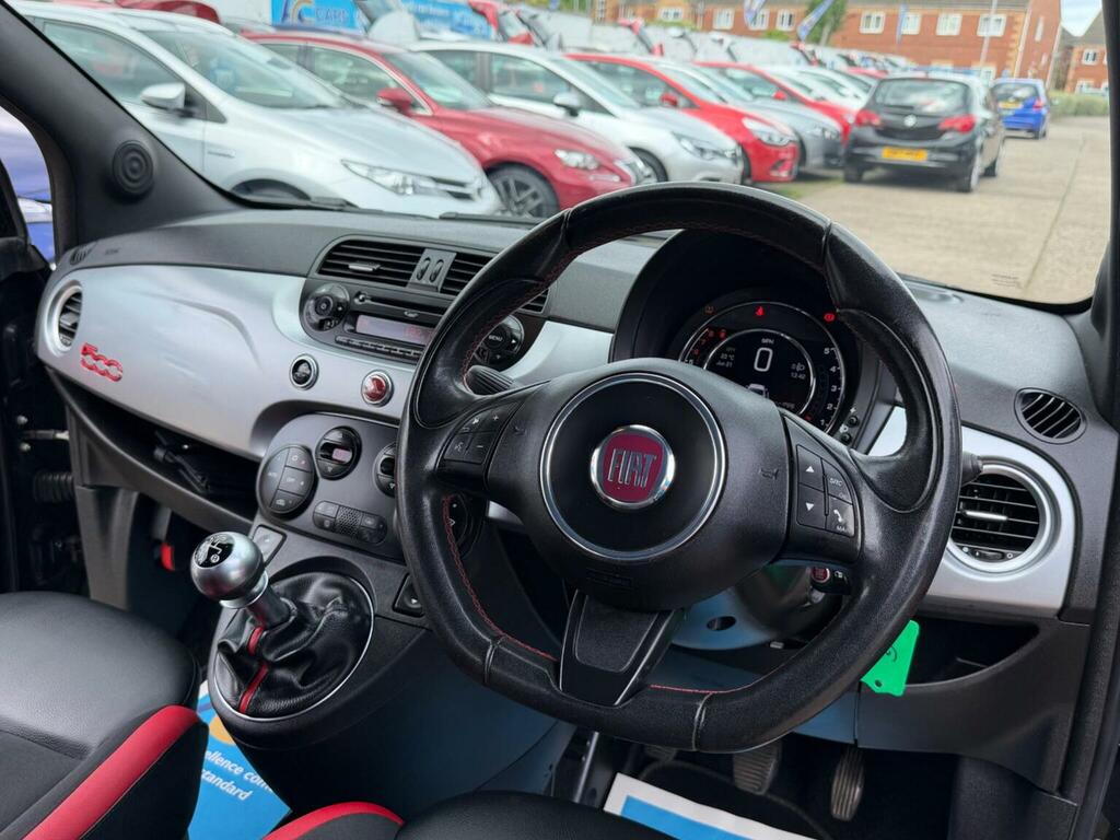 Fiat 500 Hatchback 1.2 S Euro 6 Ss 201515 Black #3