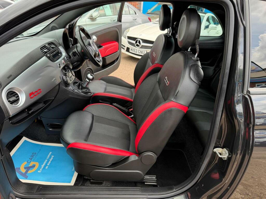 Fiat 500 Hatchback 1.2 S Euro 6 Ss 201515 Black #4