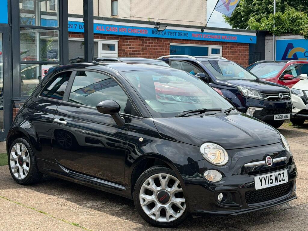 Fiat 500 Hatchback 1.2 S Euro 6 Ss 201515 Black