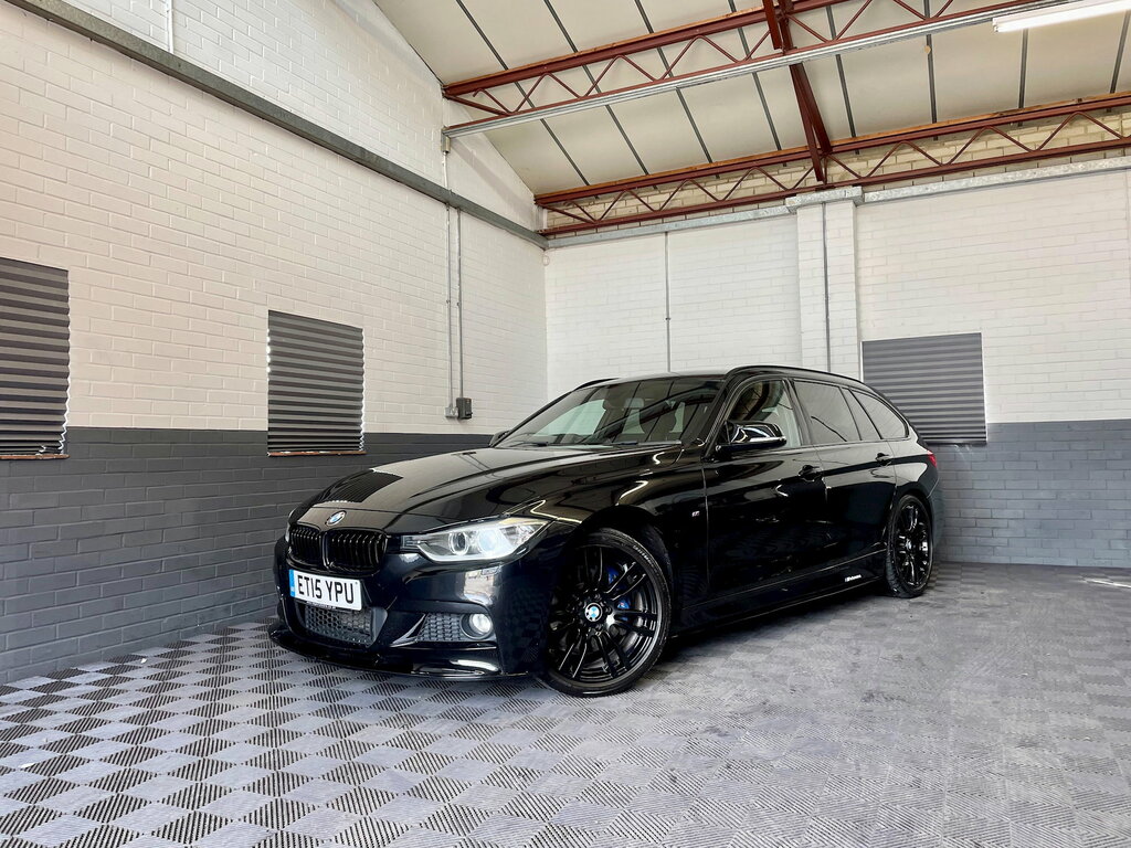 BMW 3 Series 2.0 320D M Sport Touring Euro 5 S ET15YPU Black #3